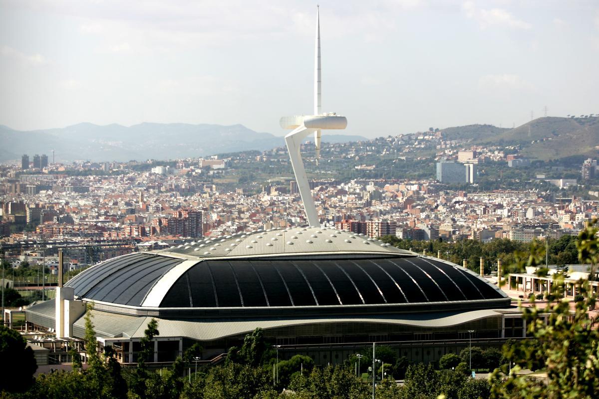 El pabellón Olímpico de Montjuic